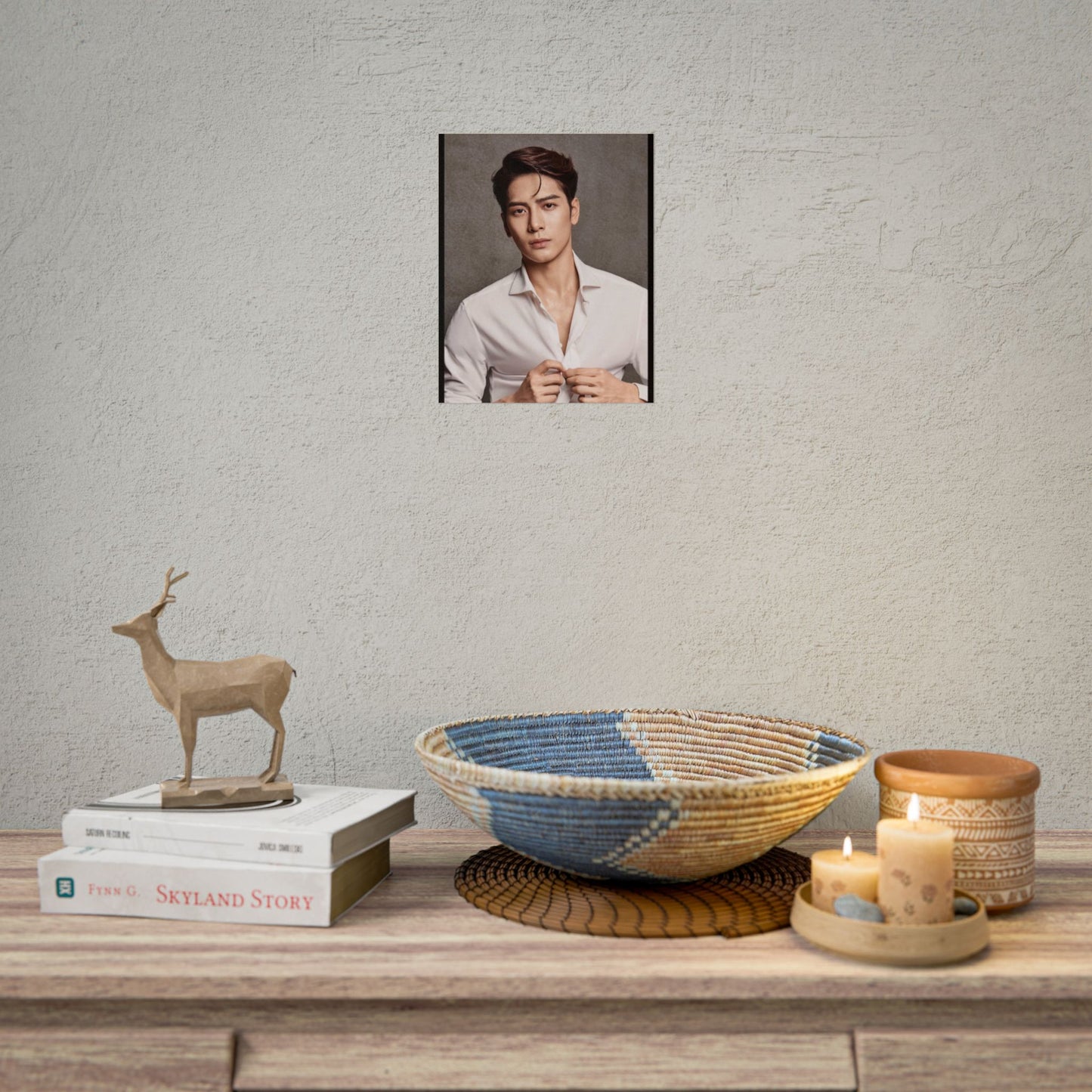 “Jacky” – Elegant Male Portrait Wall Art Print
