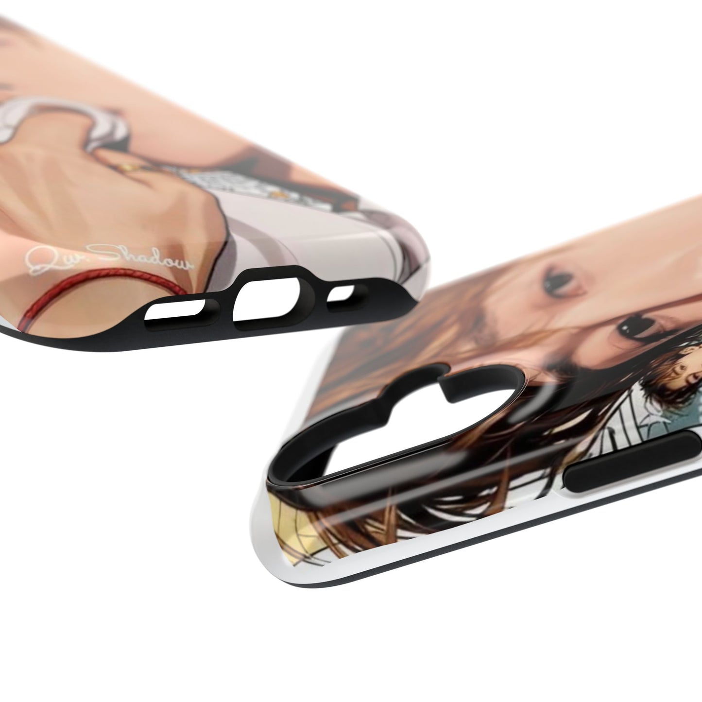 Male Portrait Comic Collage Impact-Resistant Case