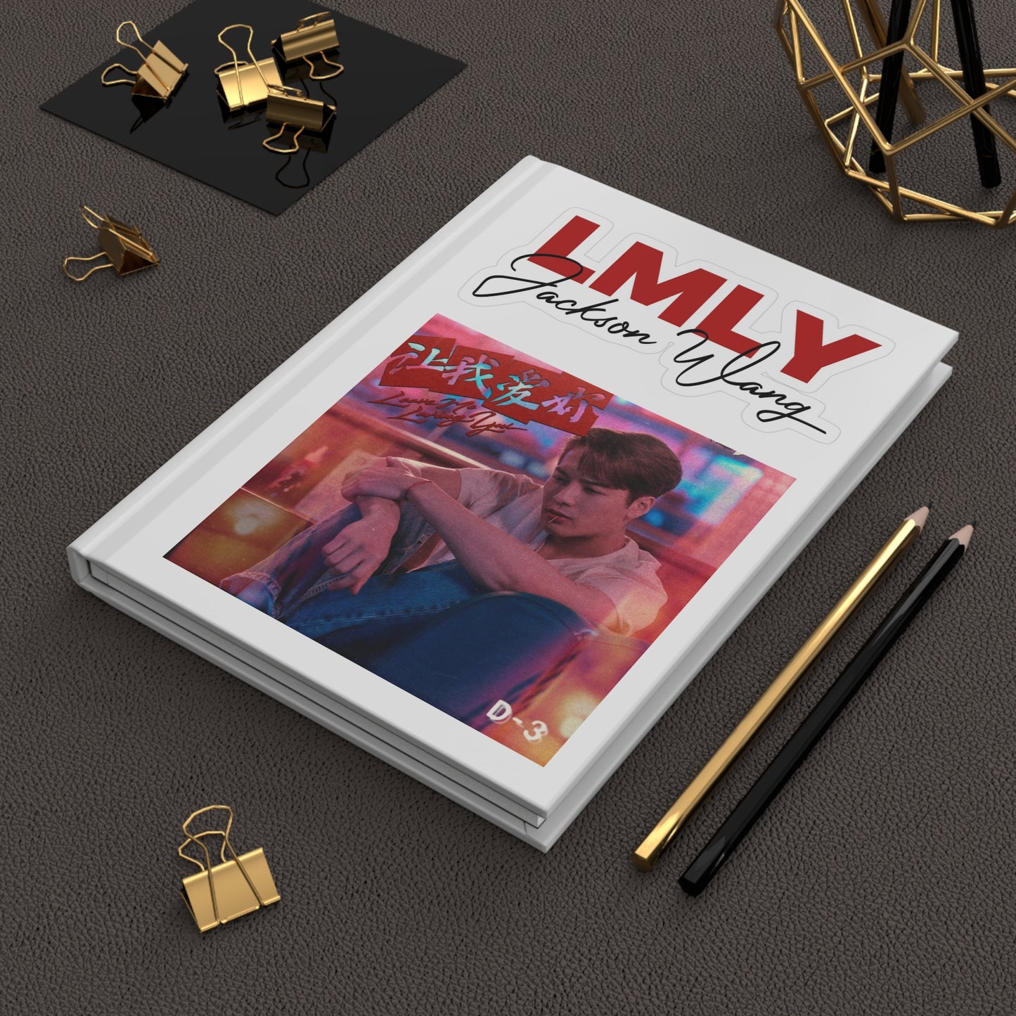 Hardcover Journal — LMLY Jackson Wang Photo Design