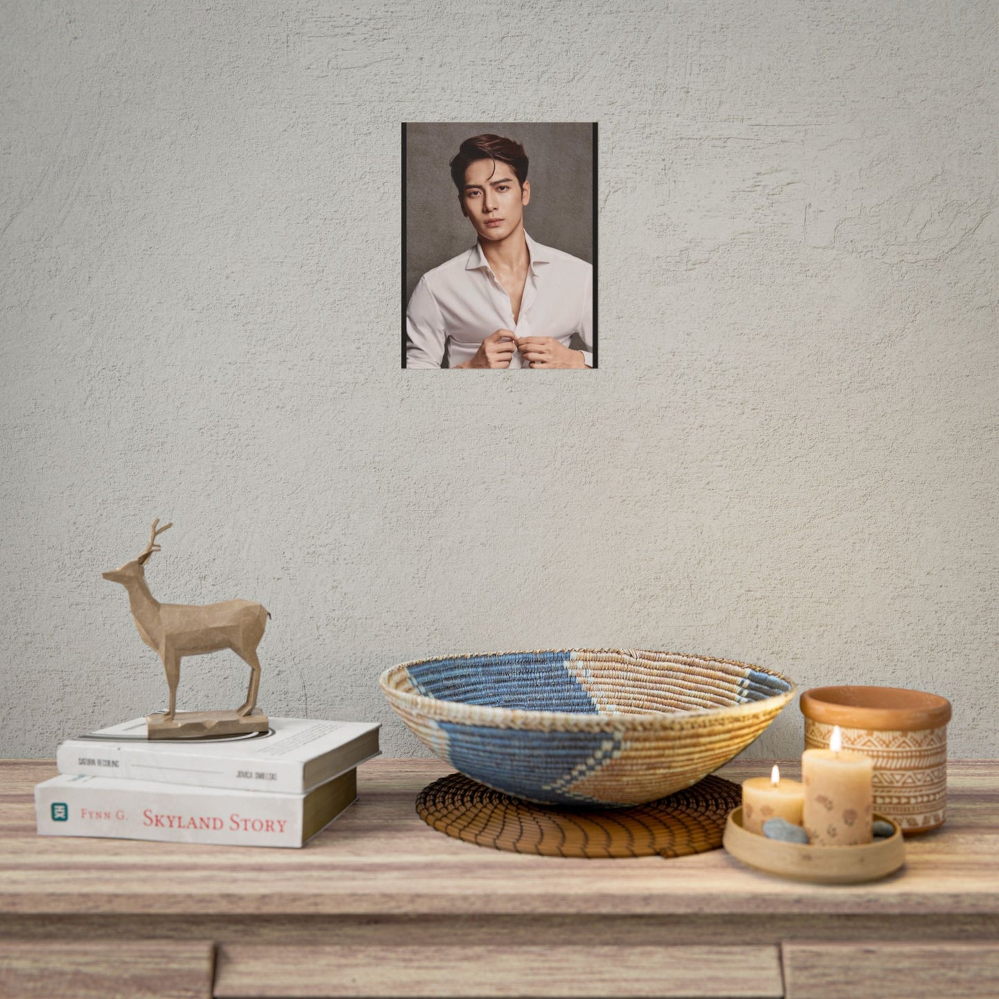 “Jacky” – Elegant Male Portrait Wall Art Print