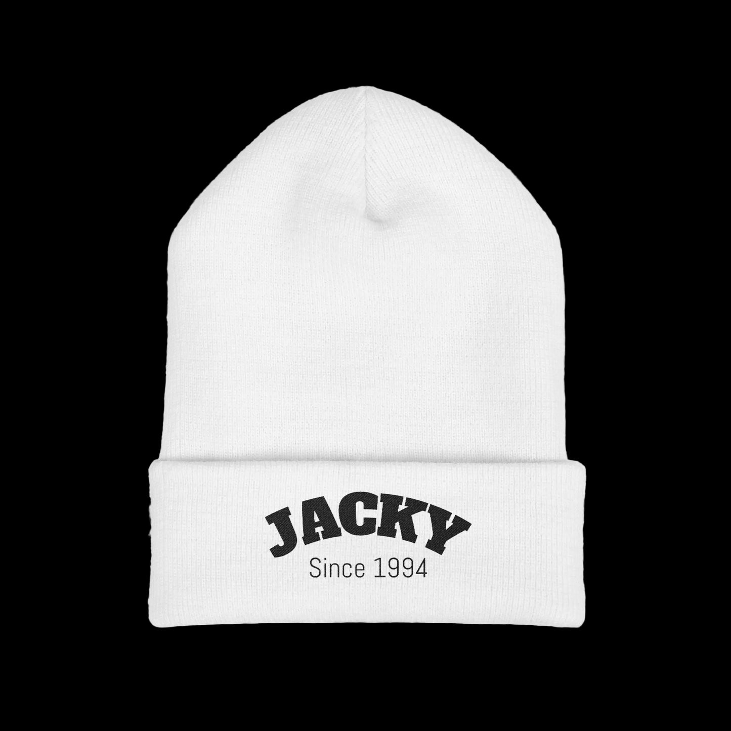Personalized 'Jacky Since 1994' Knit Hat